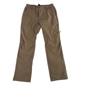 686 Everywhere Technical Pants Mens W30 L30 Tobacco Brown Relaxed Fit 10-Pocket